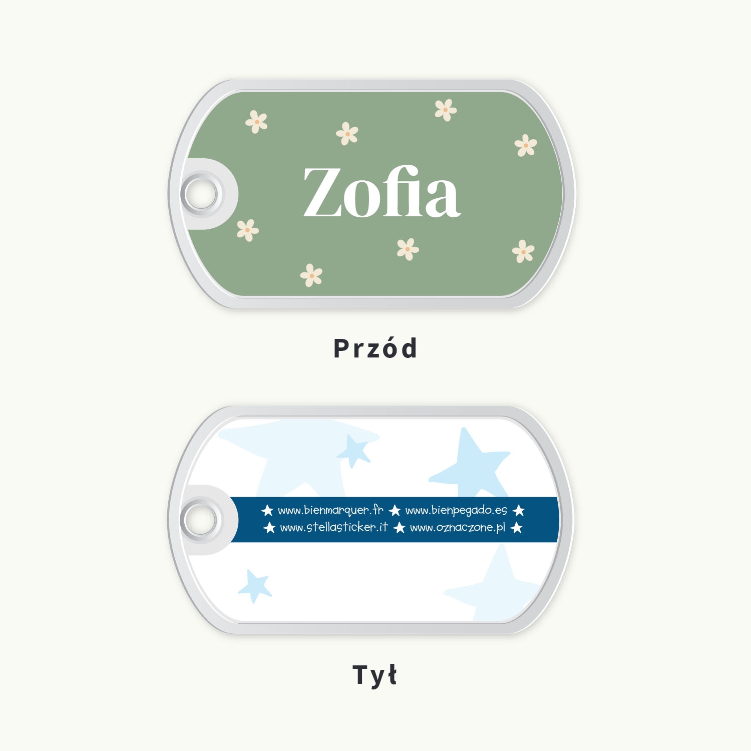 Personalizowana przywieszka do plecaka design
