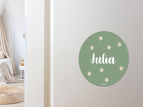 Personalizowana naklejka na drzwi design