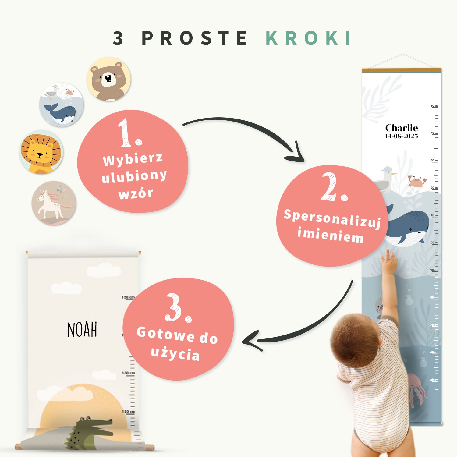 Personalizowana miarka wzrostu