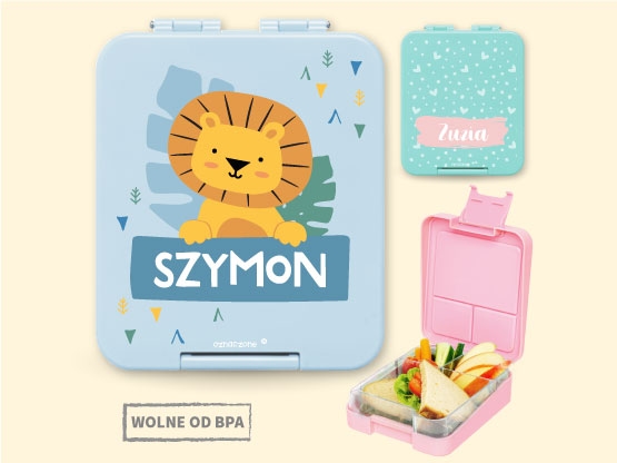 Personalizowany lunchbox z imieniem