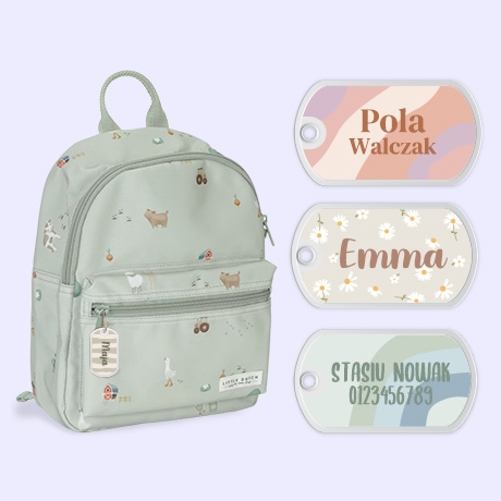 Personalizowana przywieszka do plecaka design