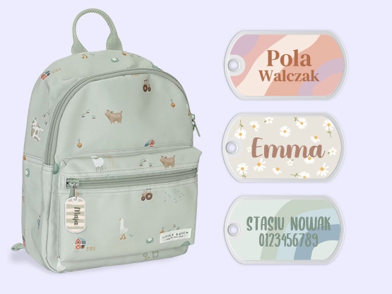 Personalizowana przywieszka do plecaka design