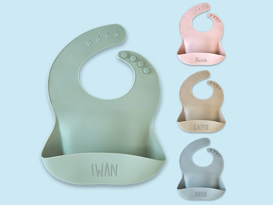 Personalizowany śliniak silikonowy