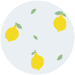 Lemons Blue AOP