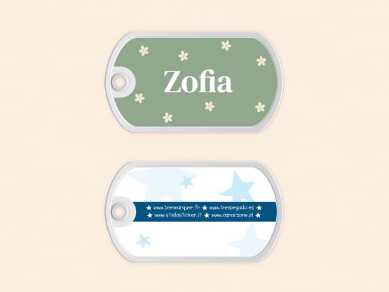 Personalizowana przywieszka do plecaka design