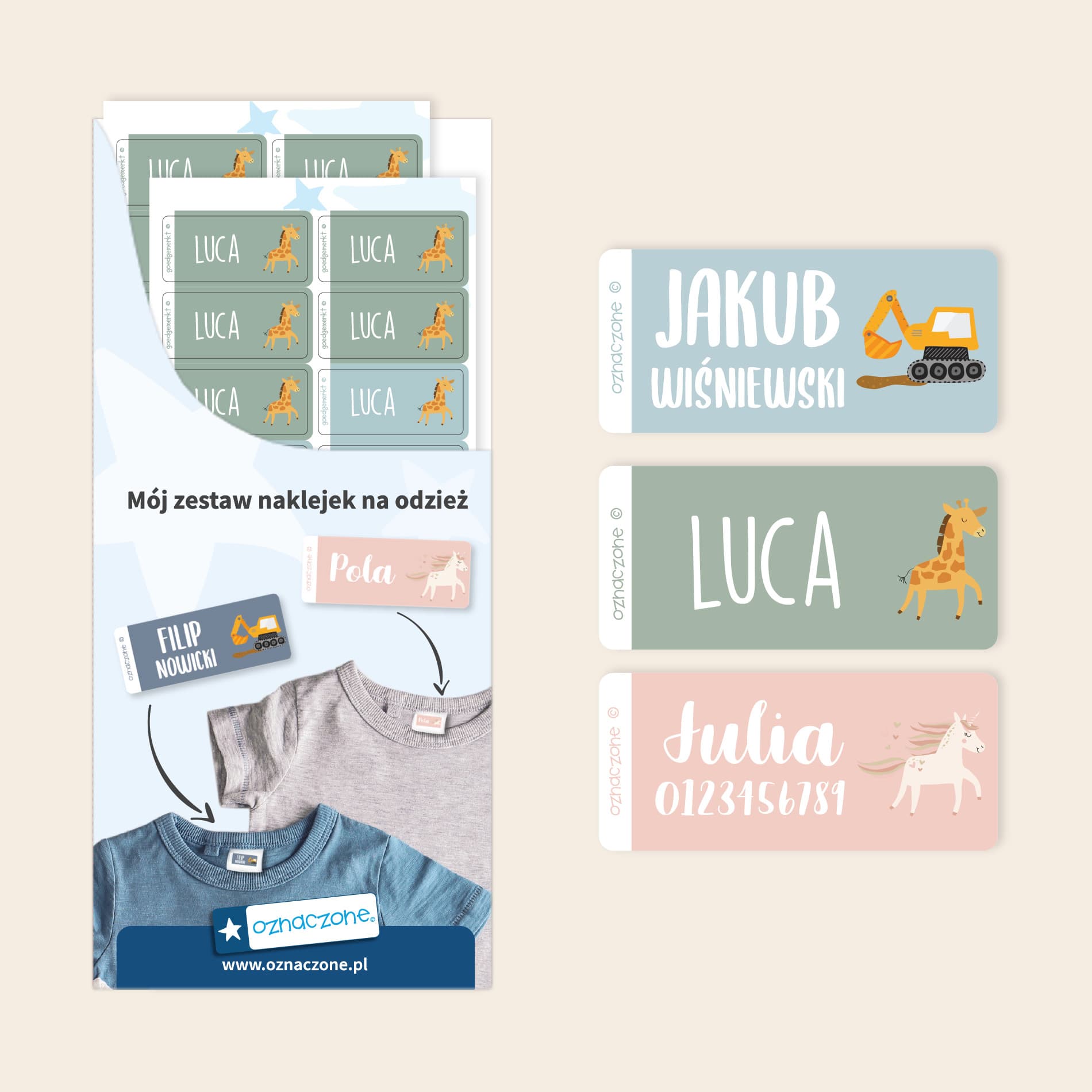 Tematyczne naklejki na odzież