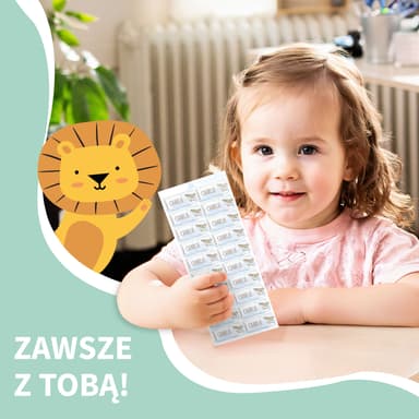 Akwarelowe naklejki na odzież