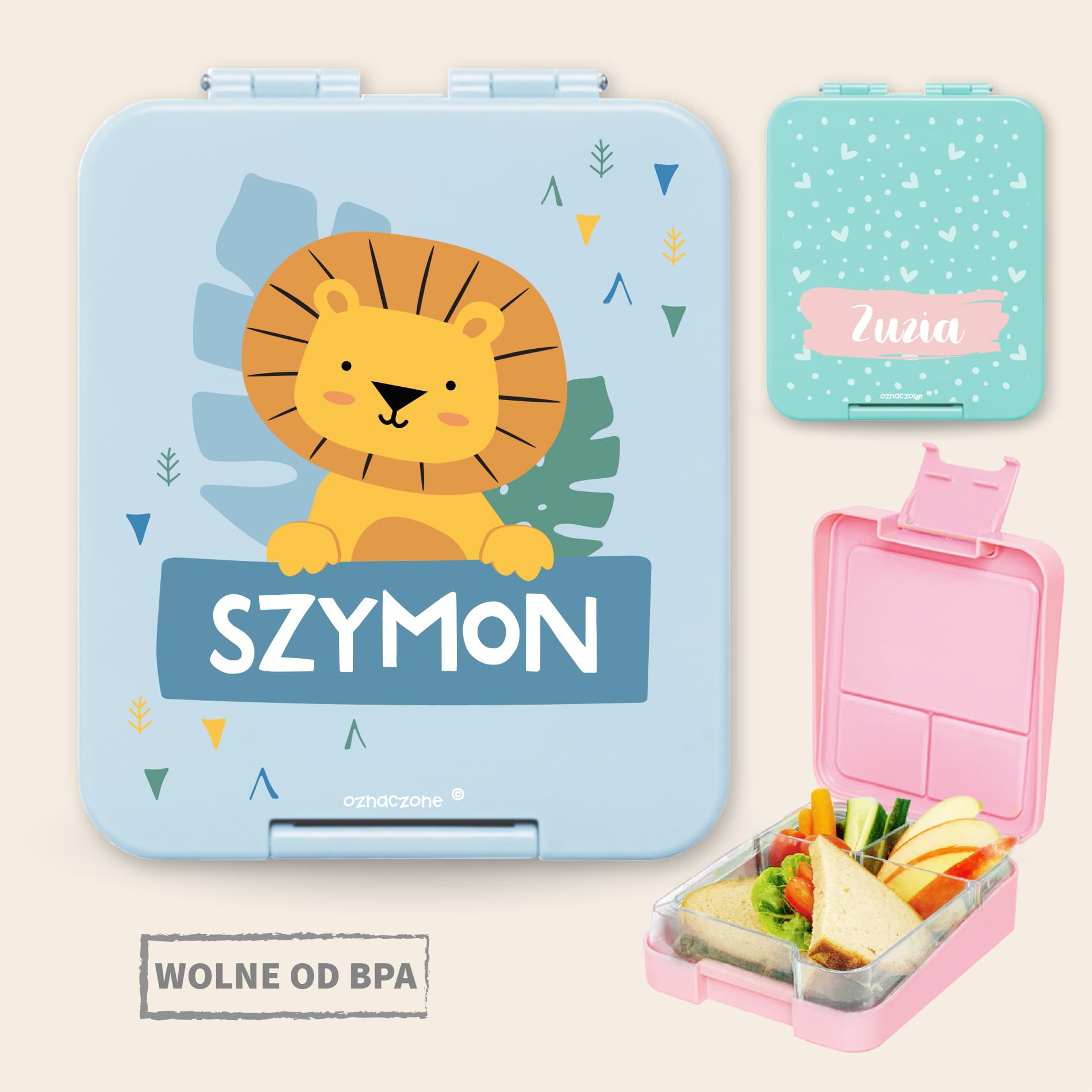 Instrukcja użytkowania Lunchboxa z imieniem