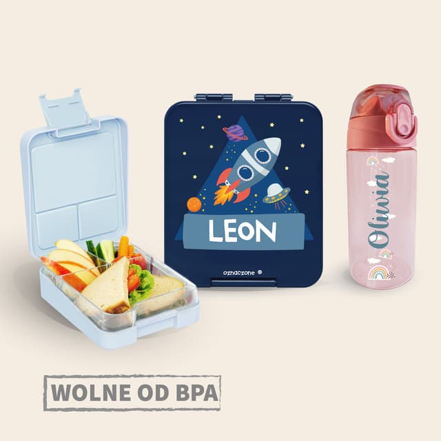 Zestaw śniadaniowy - lunchbox i bidon