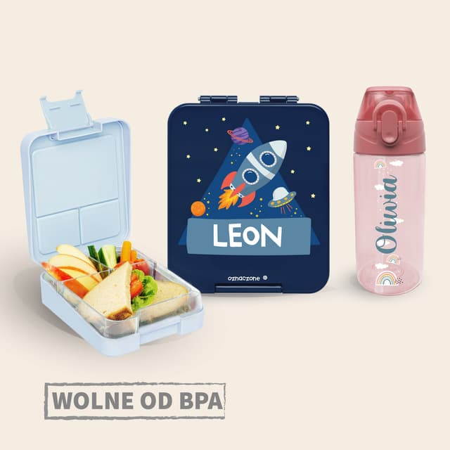 Zestaw śniadaniowy - lunchbox i bidon
