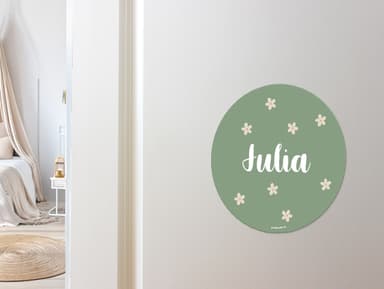 Personalizowana naklejka na drzwi design