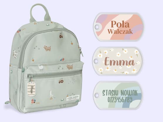 Personalizowana przywieszka do plecaka design