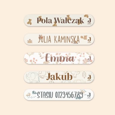 Mini naklejki imienne Jollein