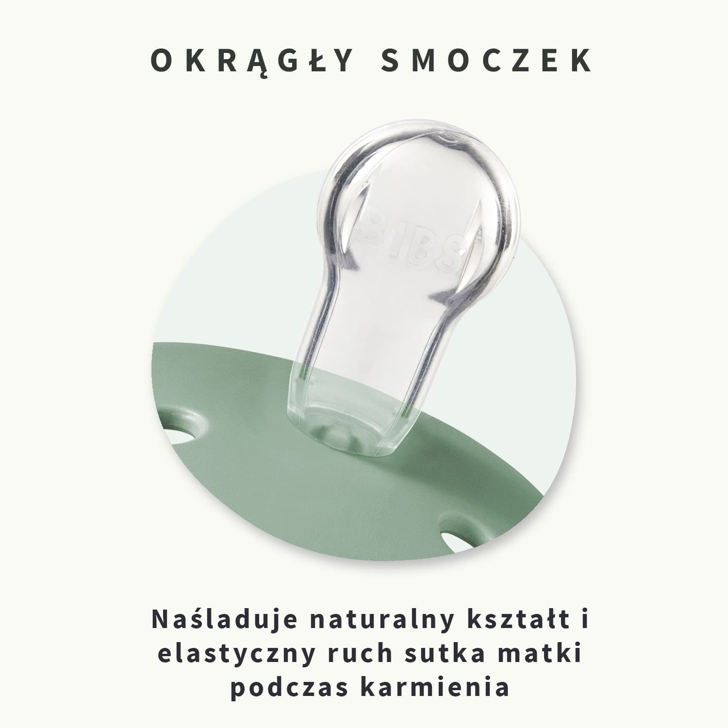 Silikonowy smoczek z imieniem BIBS