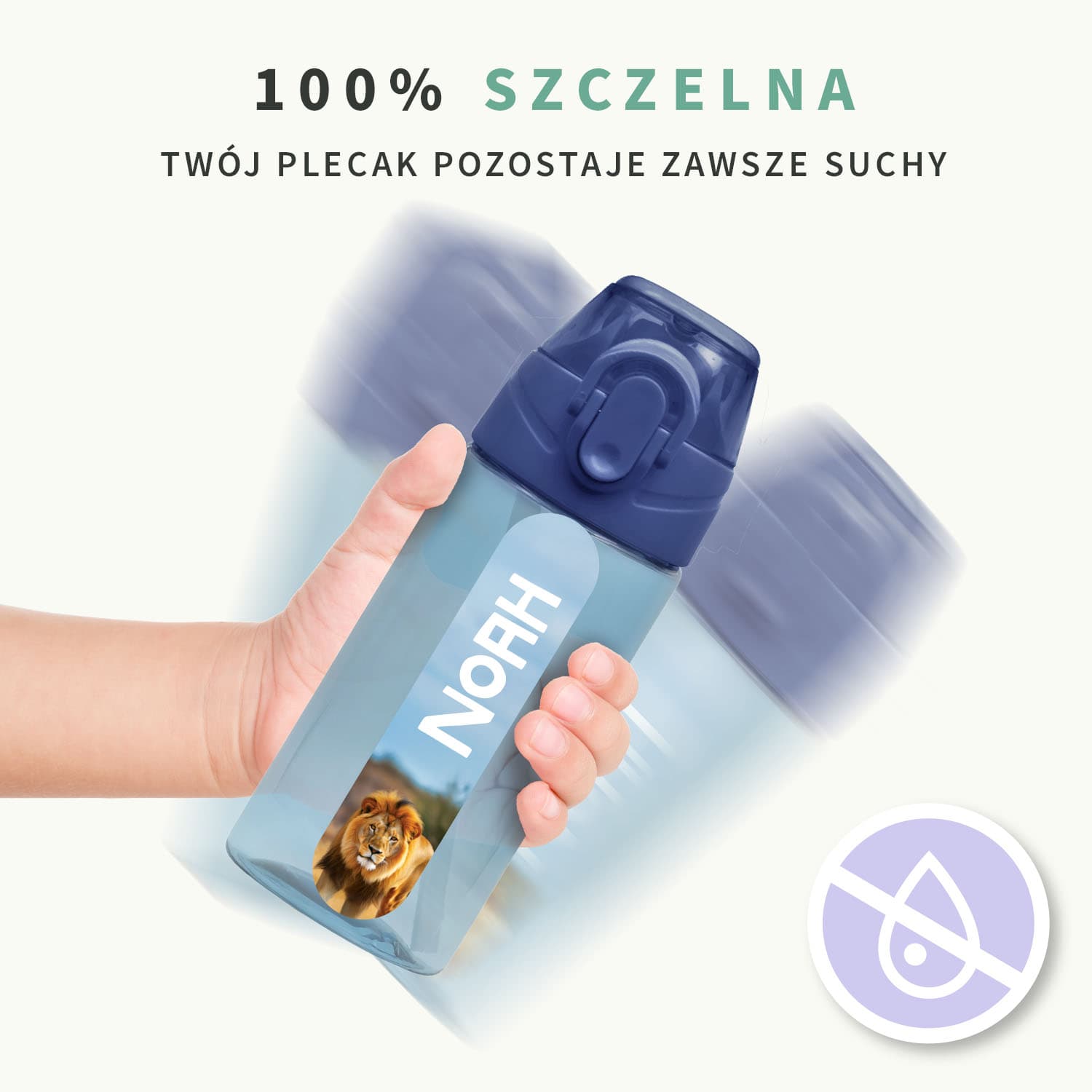 Bidon z personalizacją - seria świat