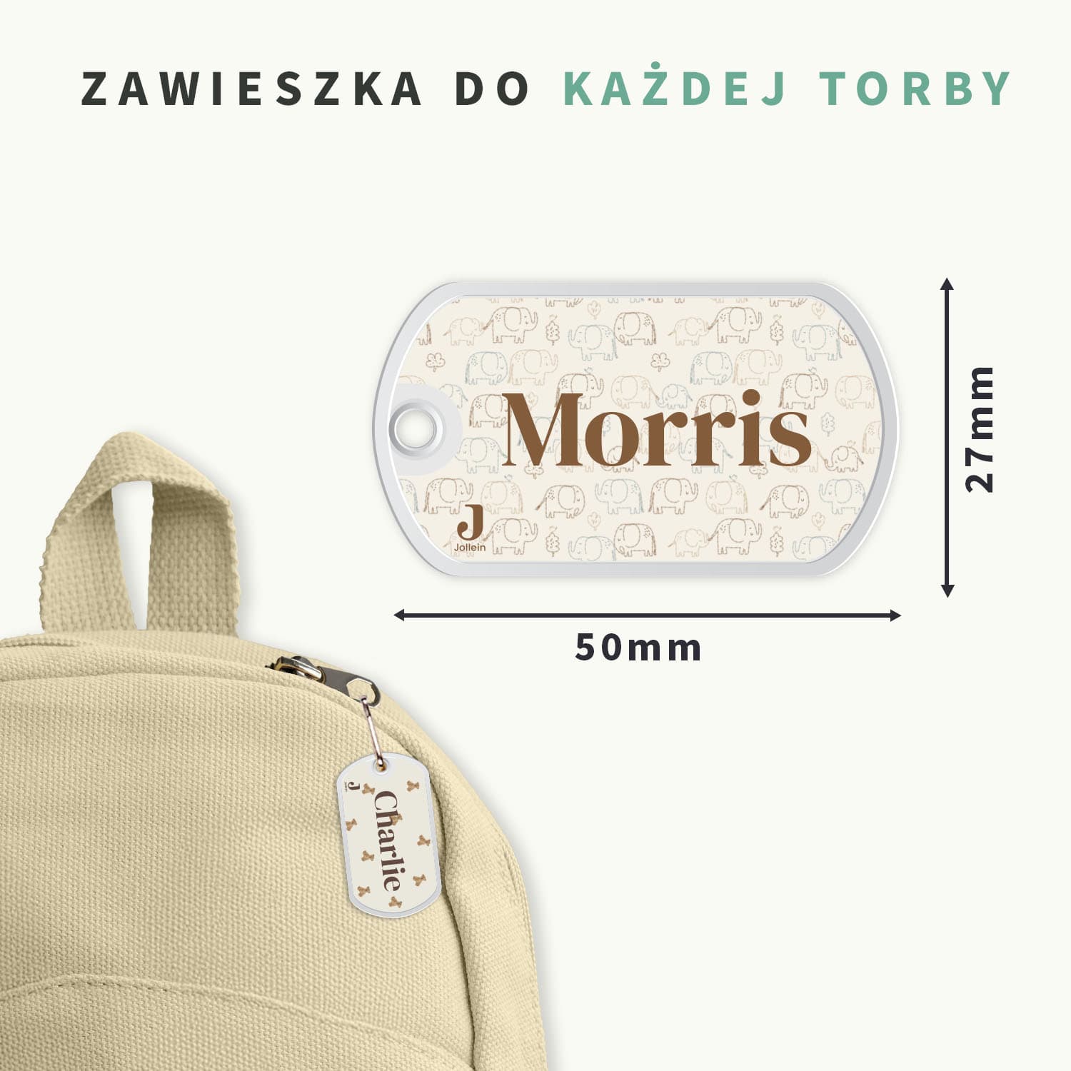 Przywieszka do torby Jollein