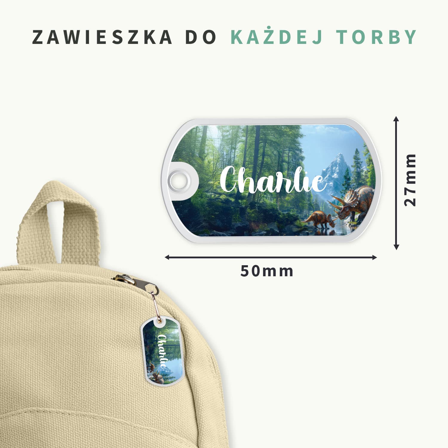 Zawieszka do plecaka - seria świat