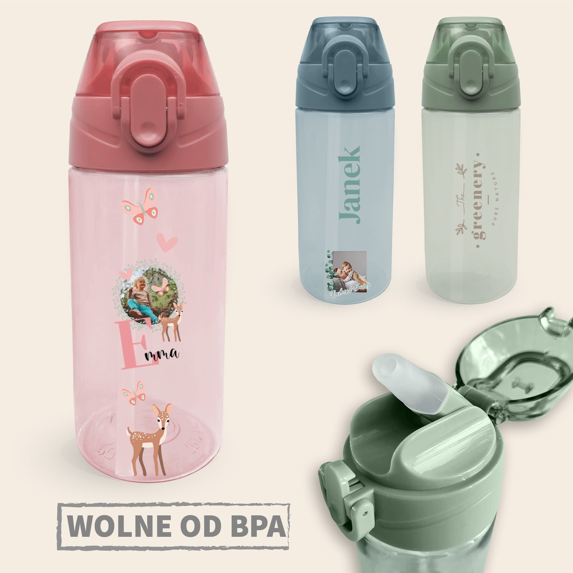 Bidon z własnym projektem