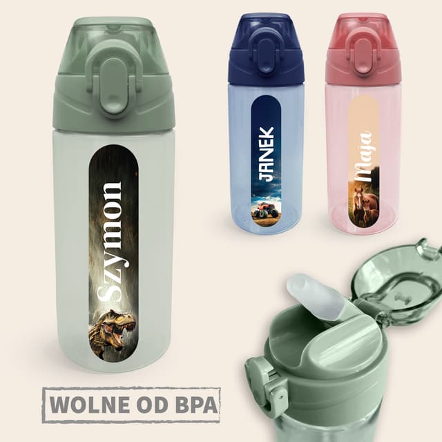 Bidon z personalizacją - seria świat