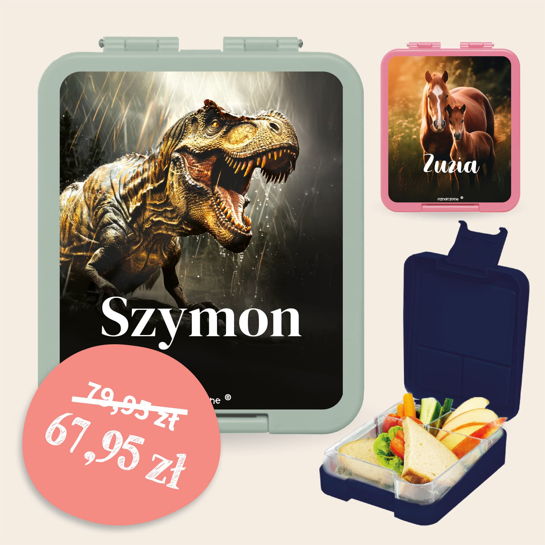 Lunchbox z imieniem – seria świat
