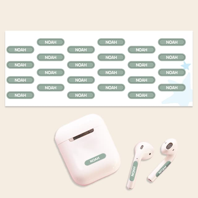 Mini naklejki imienne XS