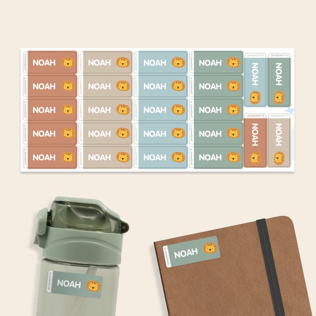 Małe naklejki imienne