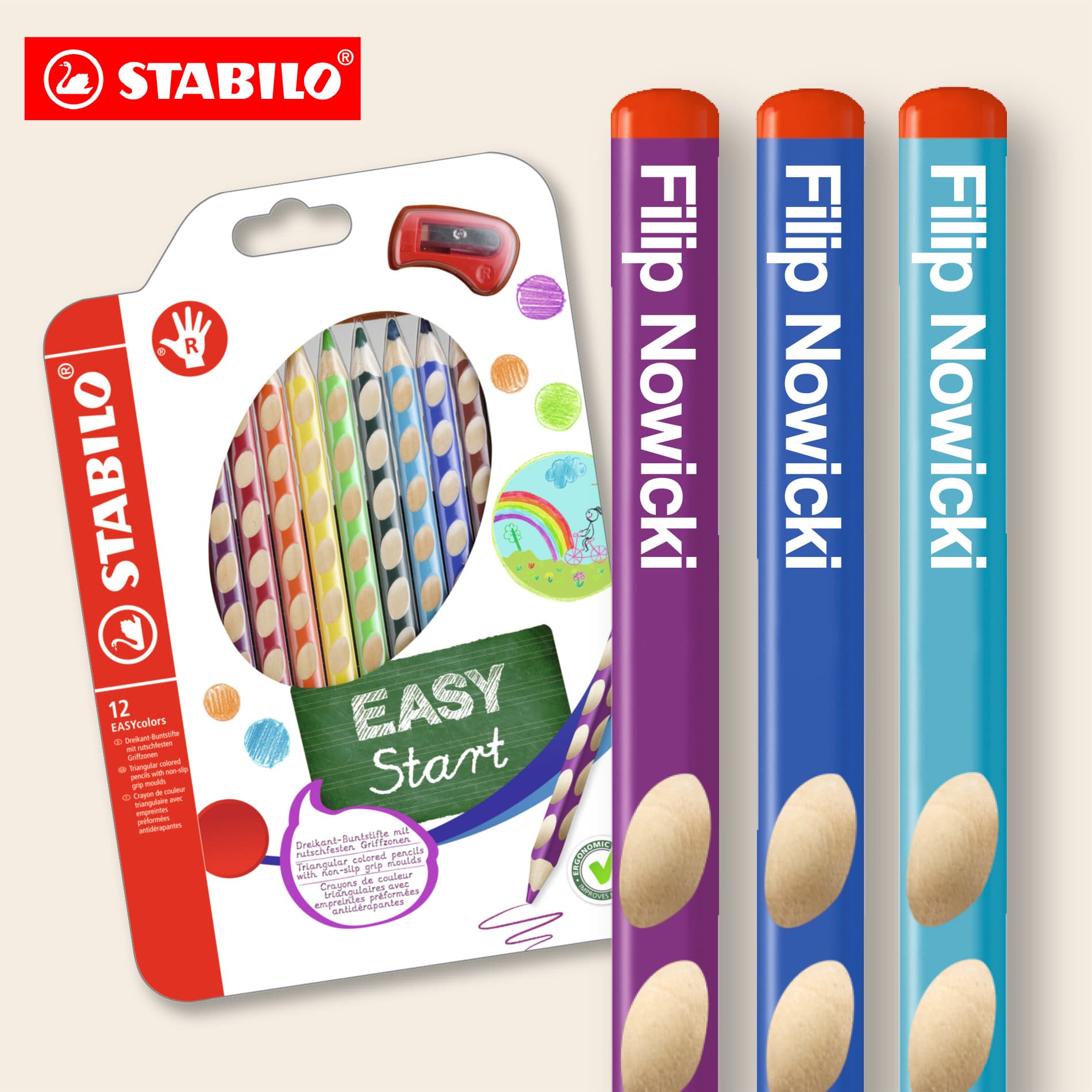 Personalizowane kredki STABILO