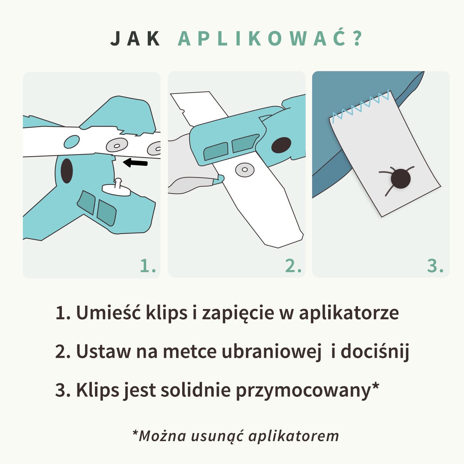 Klips odzieżowy