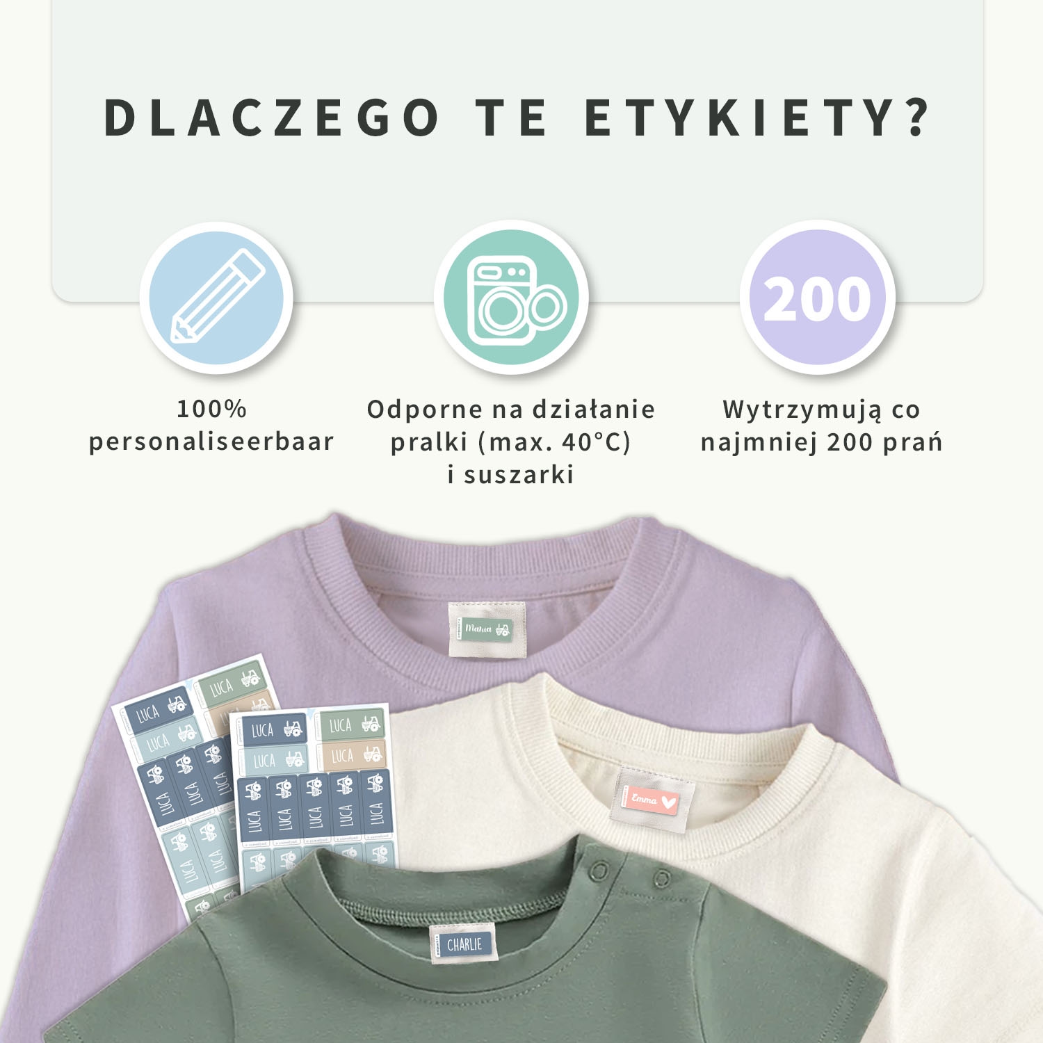 Naklejki na odzież