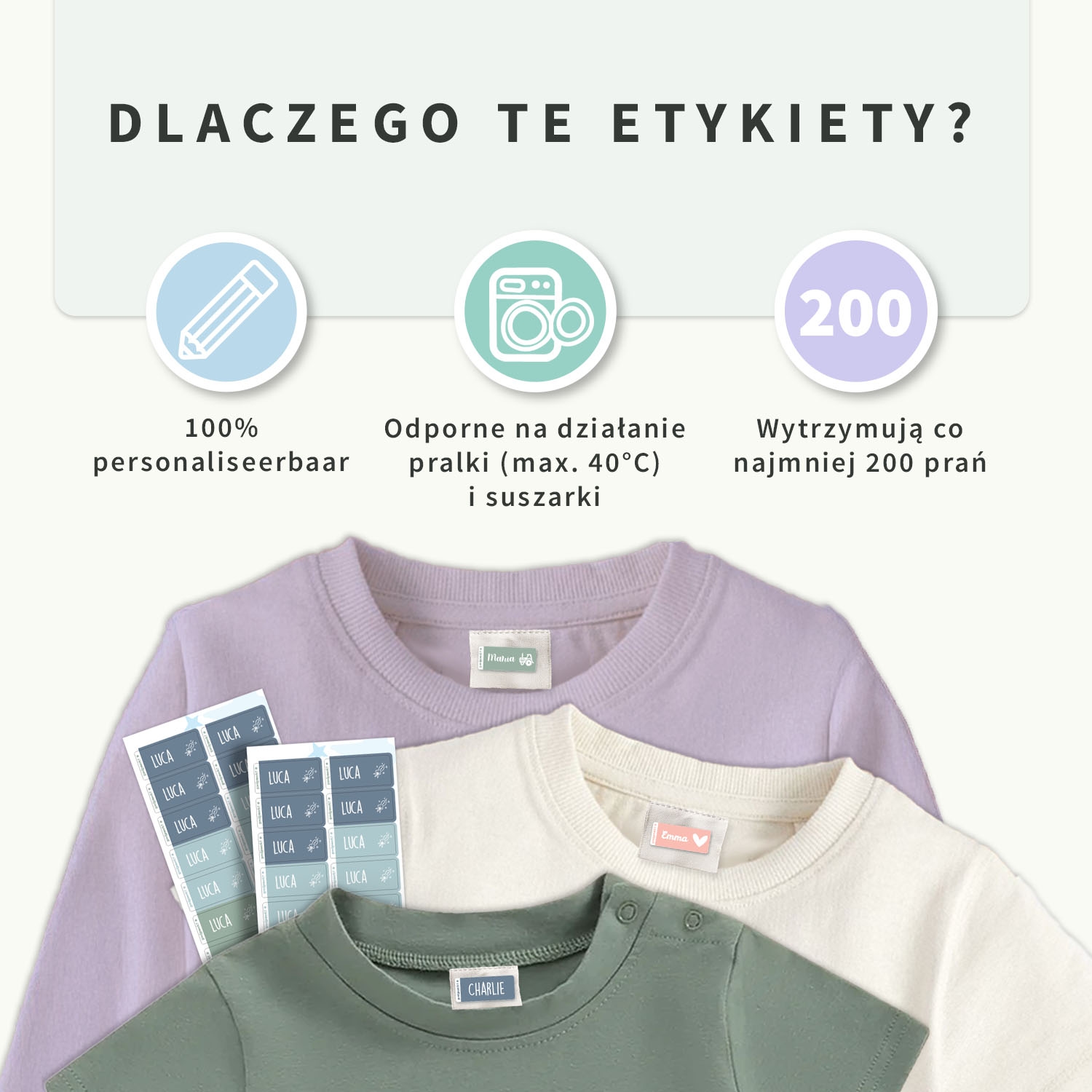 Naklejki na odzież