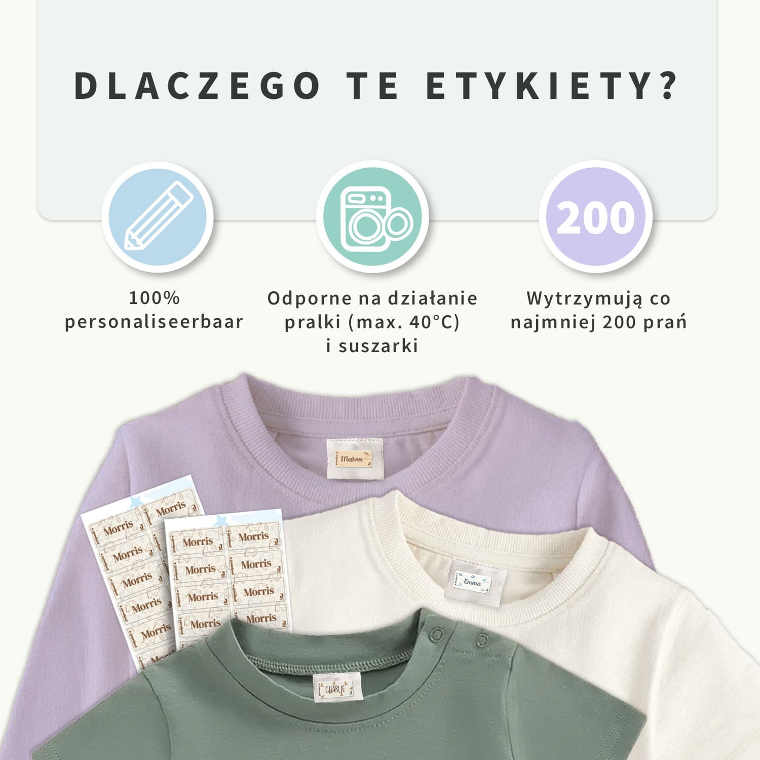 Naklejki na odzież Jollein
