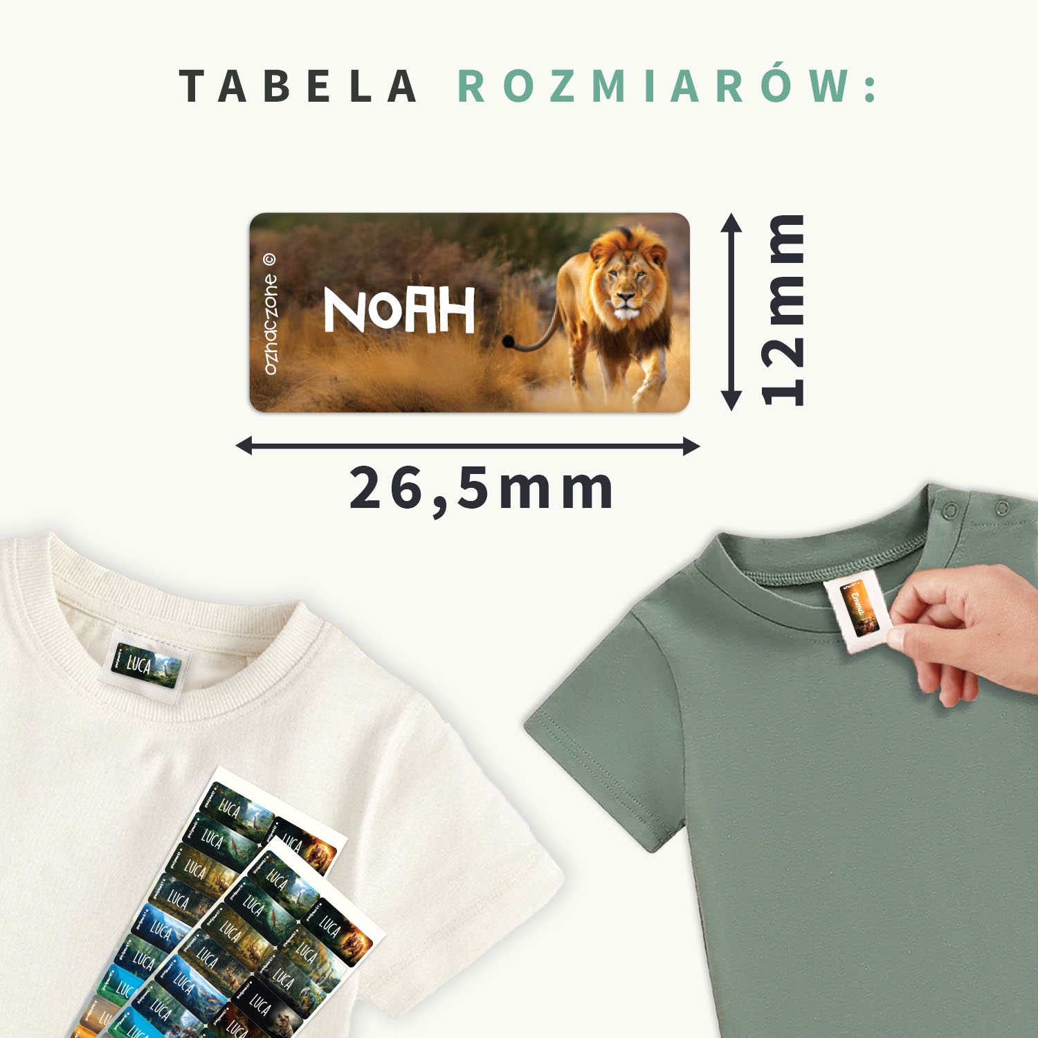 Naklejki na odzież świat