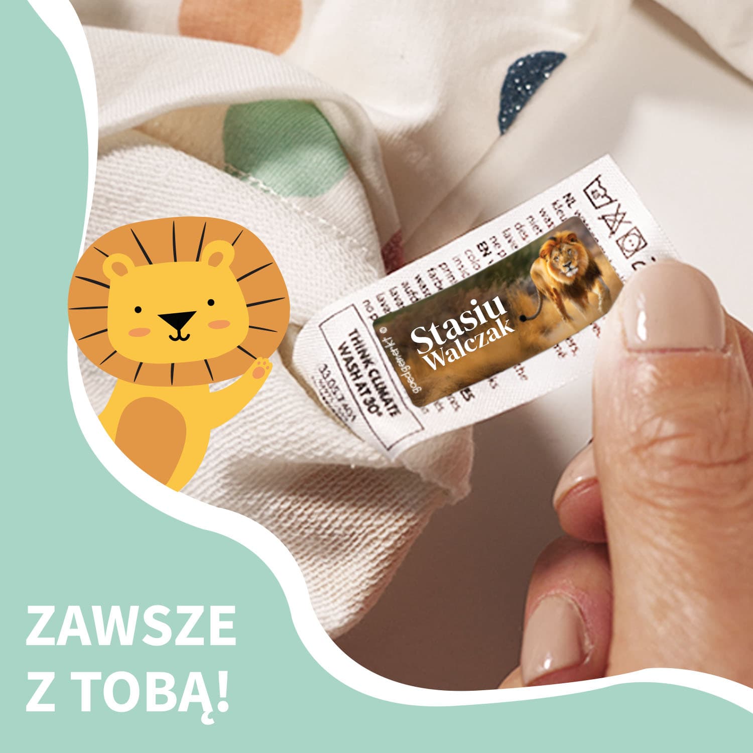 Naklejki na odzież świat