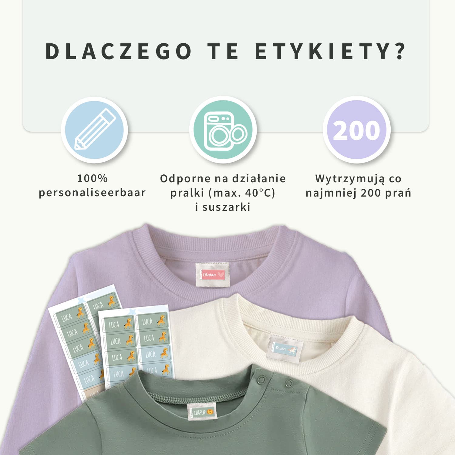 Tematyczne naklejki na odzież