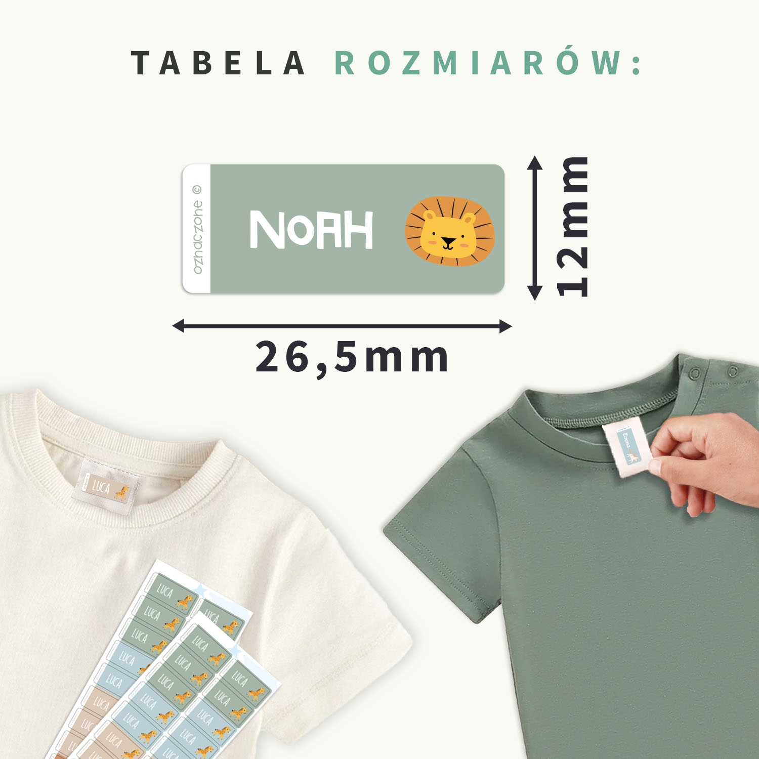 Tematyczne naklejki na odzież