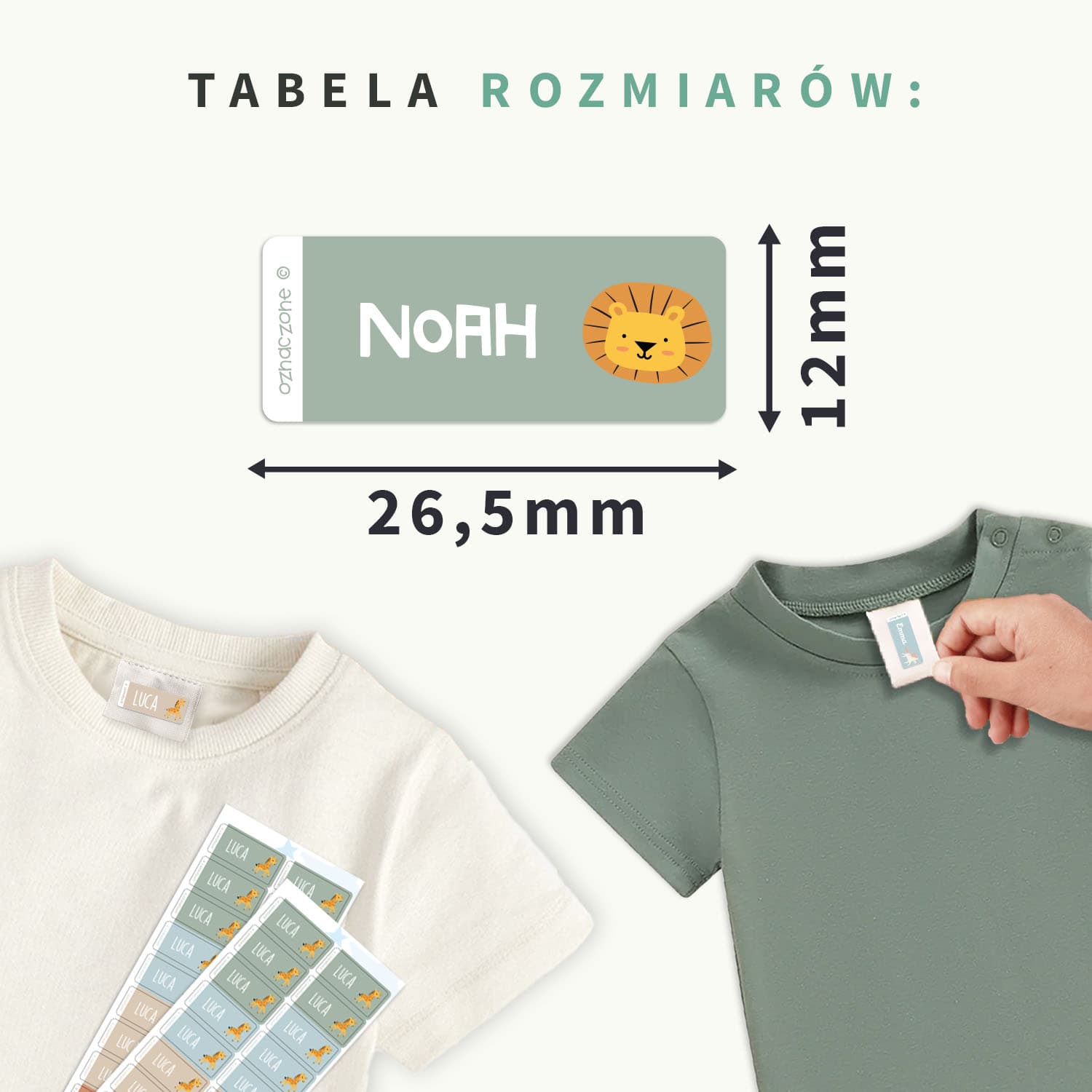 Tematyczne naklejki na odzież