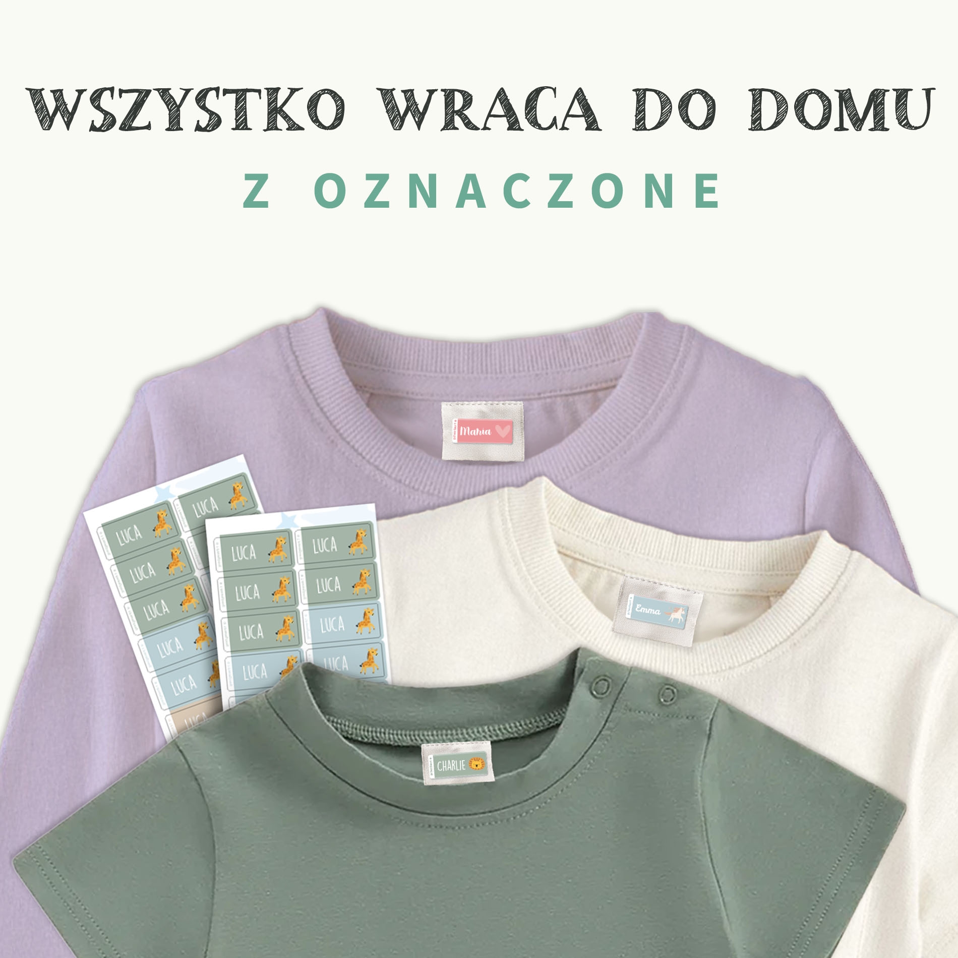 Tematyczne naklejki na odzież