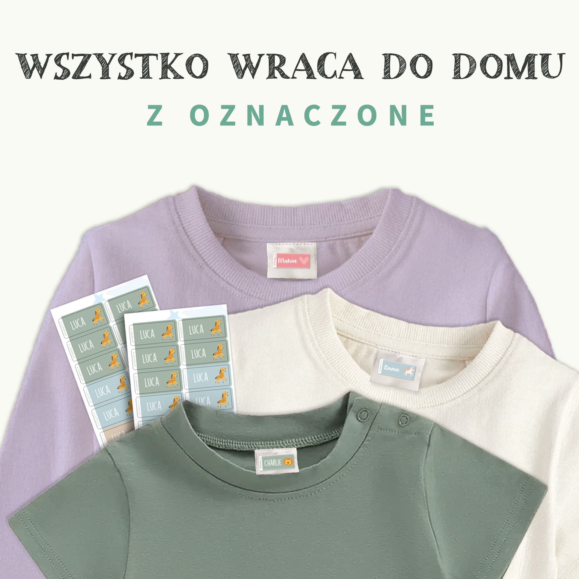 Tematyczne naklejki na odzież