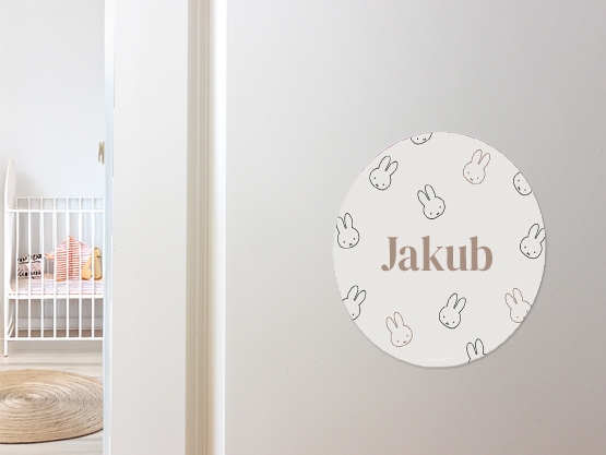 Personalizowana naklejka na drzwi design