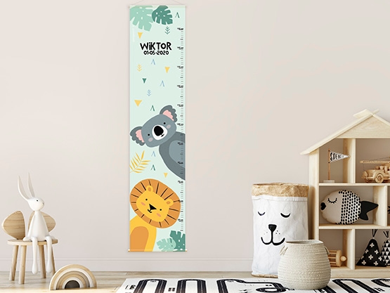 Personalizowana miarka wzrostu