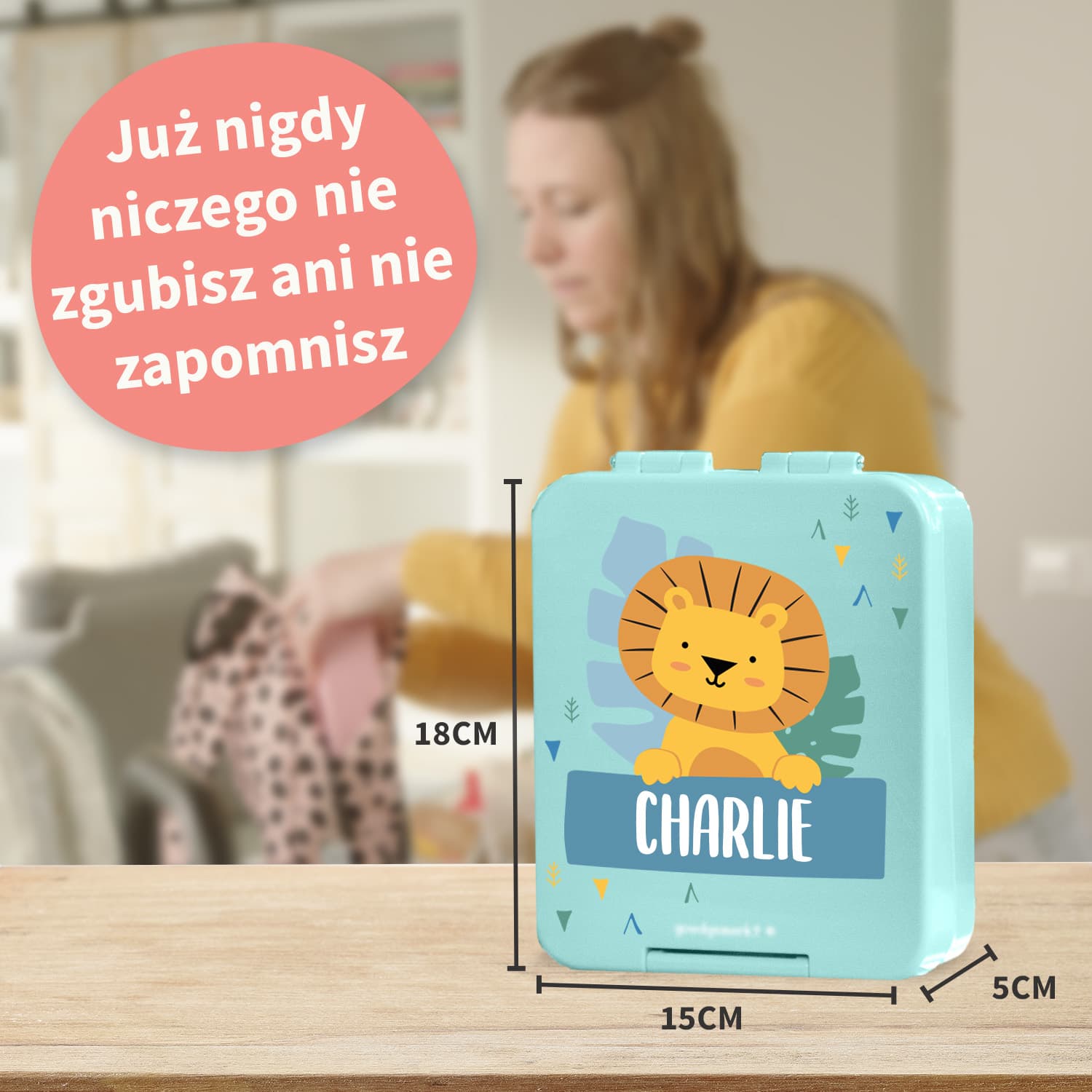 Personalizowany lunchbox z imieniem