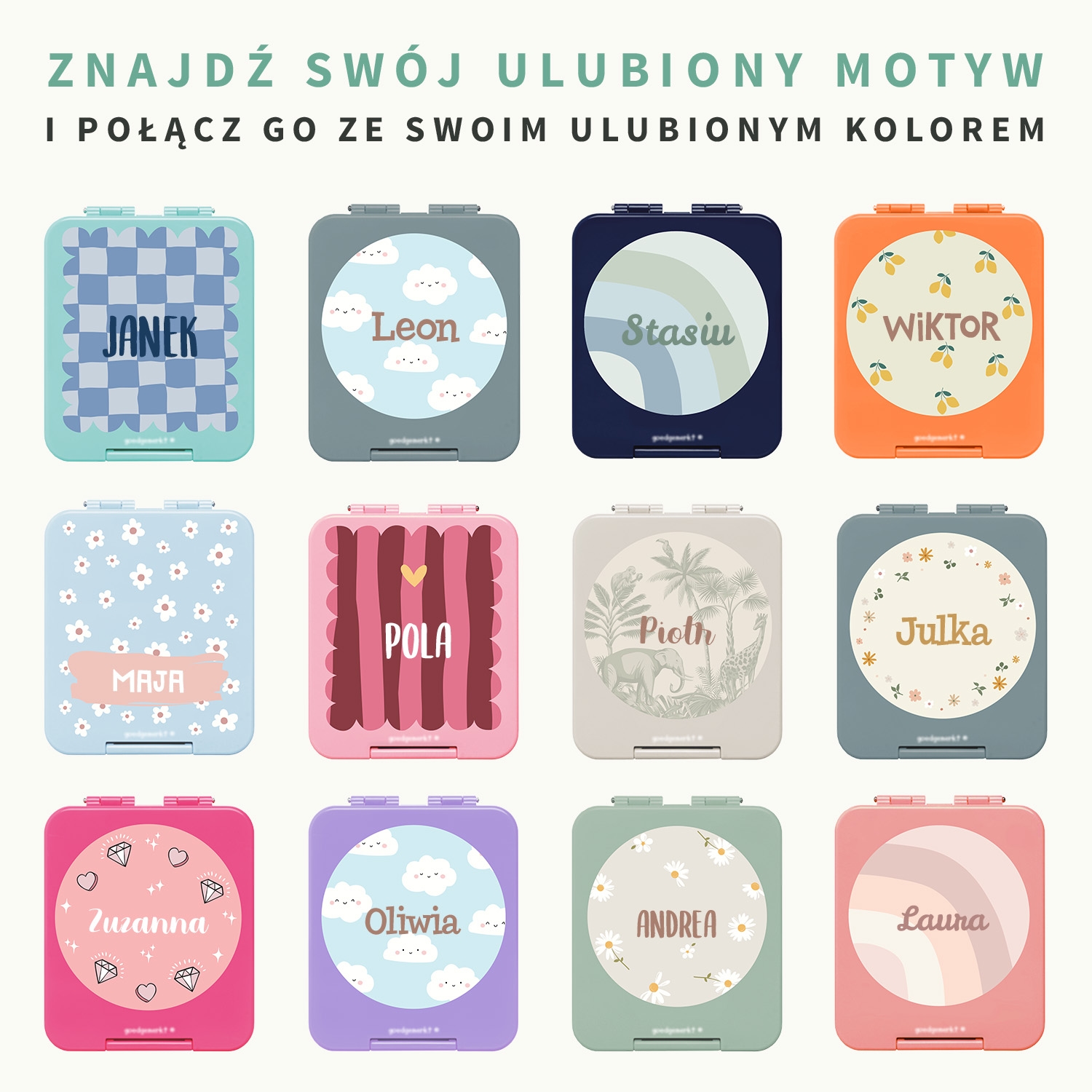 Lunchbox z imieniem Design