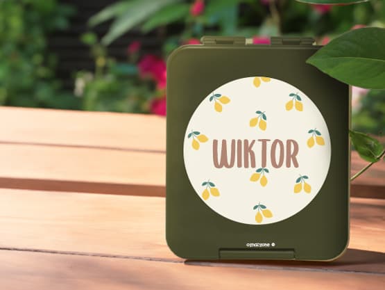 Lunchbox z imieniem Design