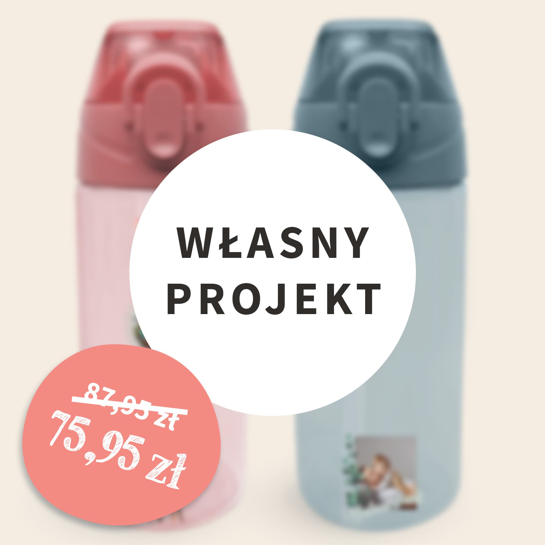 Bidon z własnym projektem