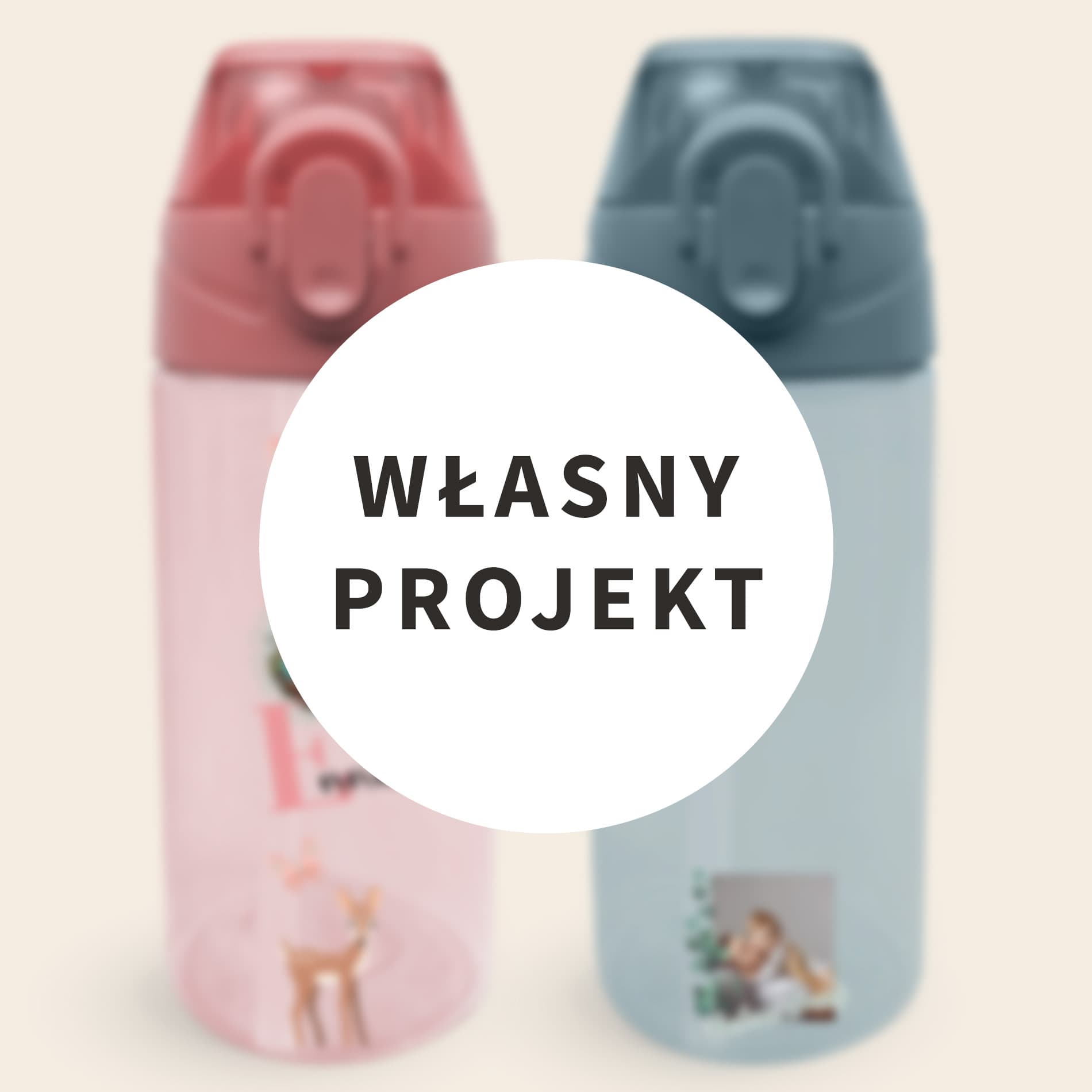 Bidon z własnym projektem