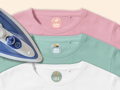 Okrągłe tematyczne naprasowanki imienne