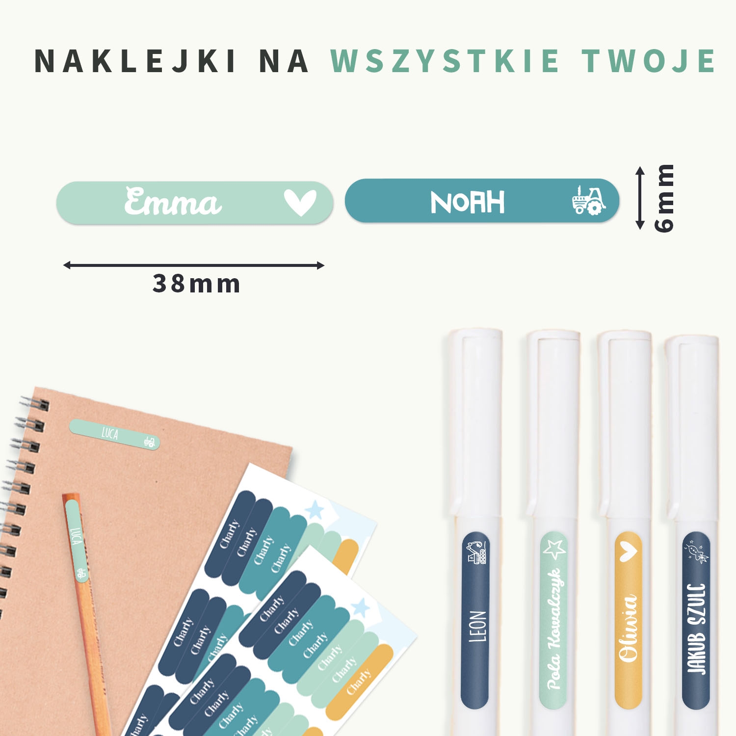 Mini naklejki