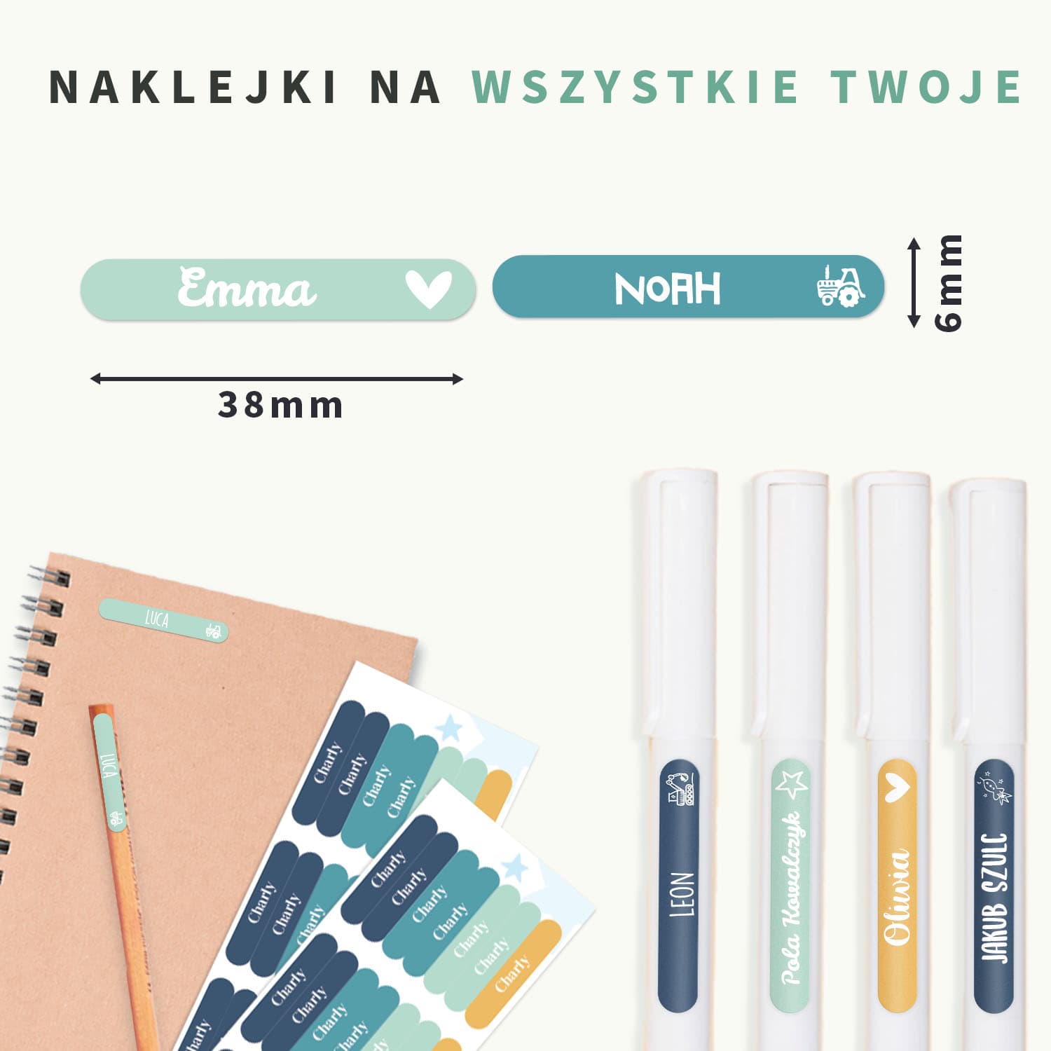 Mini naklejki