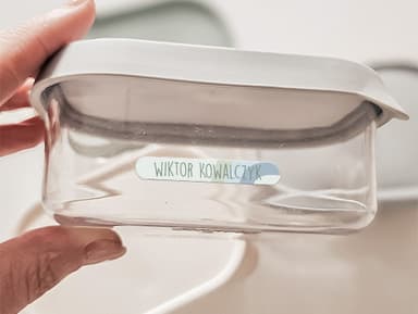 Mini naklejki imienne Design