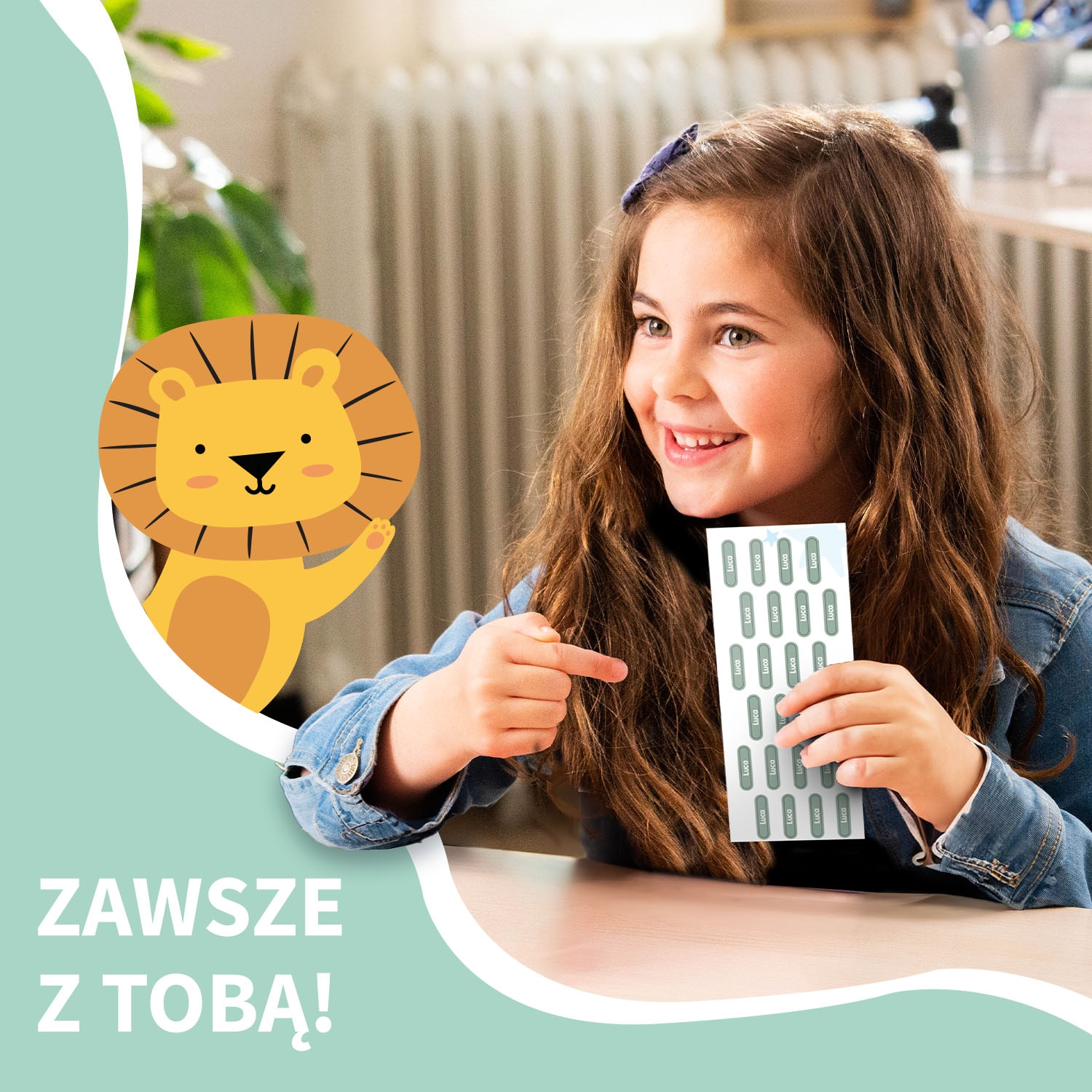 Mini naklejki imienne XS